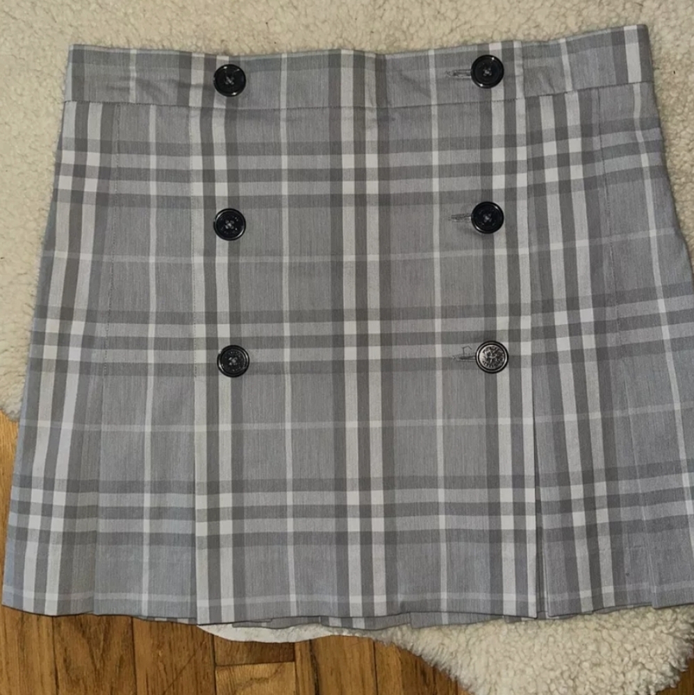 Burberry Plaid Skirt